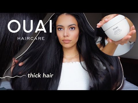 OUAI haircare for THICK HAIR | First impression
