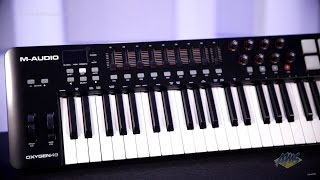 Video thumbnail for M Audio Oxygen 49 Key USB MIDI Controller Keyboard - M Audio Oxygen by American Musical Supply