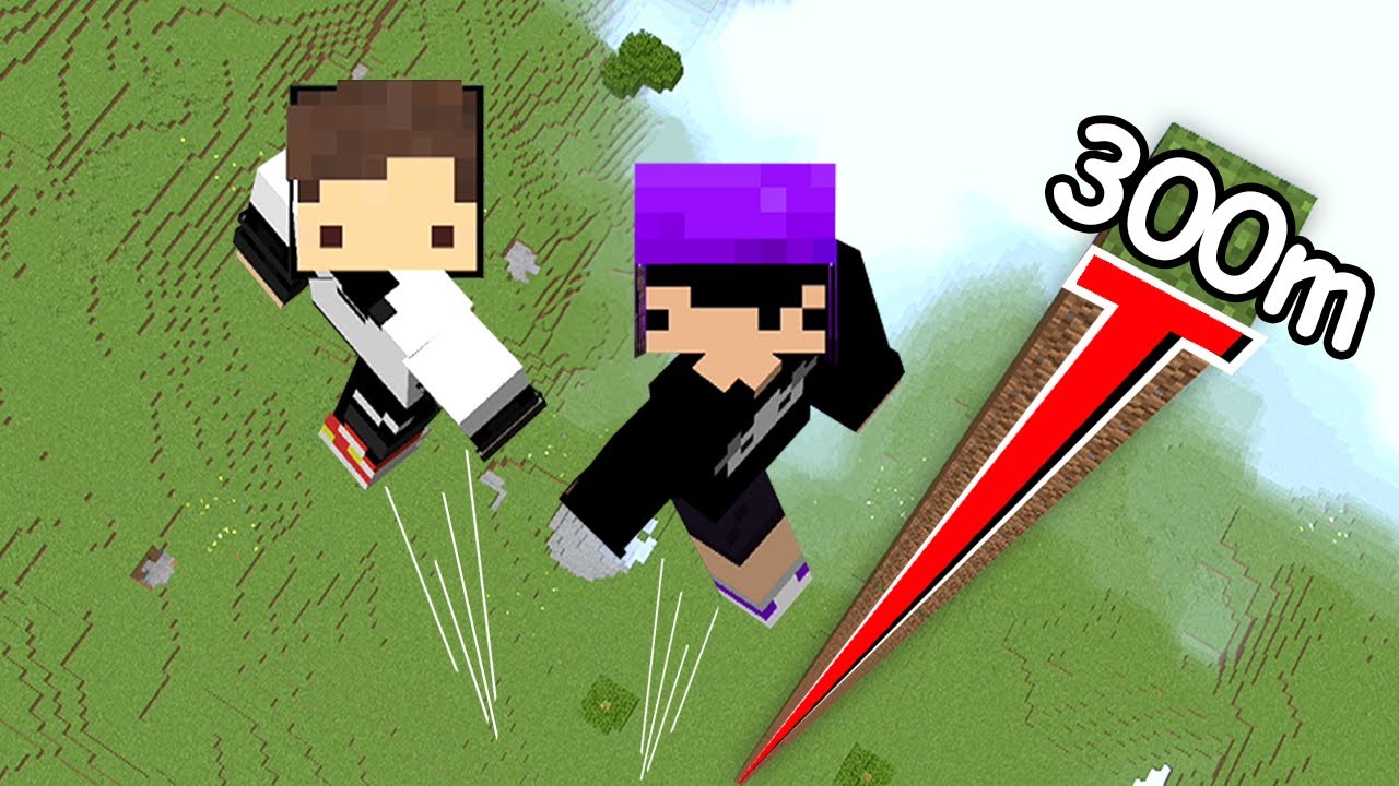 minecraft mas a cada PULO pulamos mais ALTO