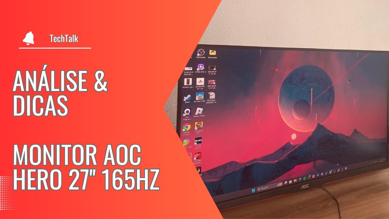 AOC HERO 27G2S/BK 27'' 165Hz - Dicas sobre o MONITOR mais vendido do PRIME DAY
