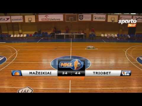 SportoTv.lt: NKL, Mažeikių "Mažeikiai" - Jonavos "Triobet"