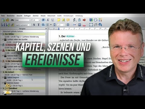Kapitel, Szenen und Ereignisse in Papyrus Autor [Papyrus Autor Tutorial 9]