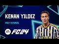 EA FC24 Player Creation Guide: KENAN YILDIZ Lookalike Face Tutorial + Stats