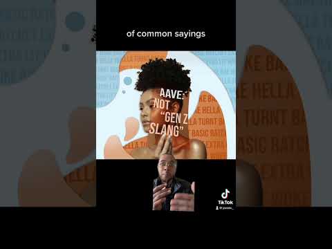 Episode 18: AAVE #education #blackhistorymonth #blackhistory #aave #slang #english #dialect