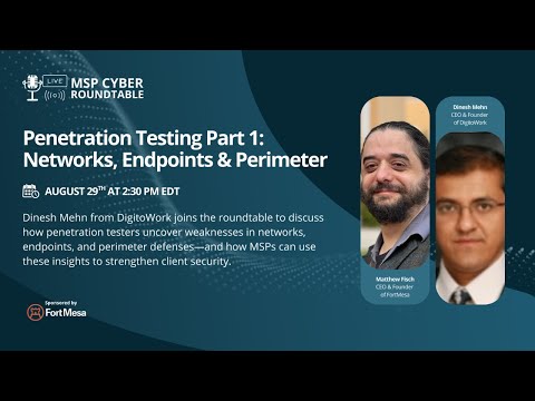 Penetration Testing Part 1: Networks, Endpoints & Perimeter