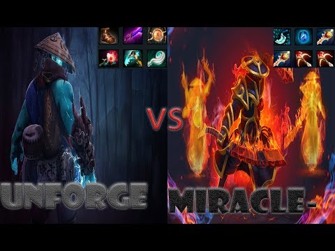 Miracle (Ember Spirit) vs Unforgettable (Storm Spirit)
