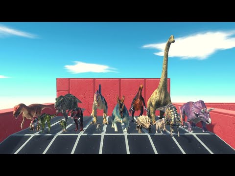 Impossible Maze - All Dinosaurs ARBS | Animal Revolt Battle Simulator