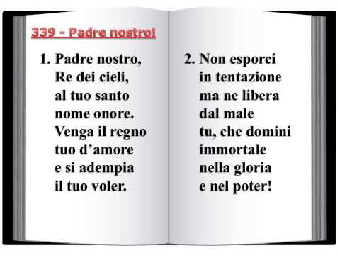 339 Padre nostro! - Innario Chiesa Cristiana Avventista del Settimo Giorno 2014