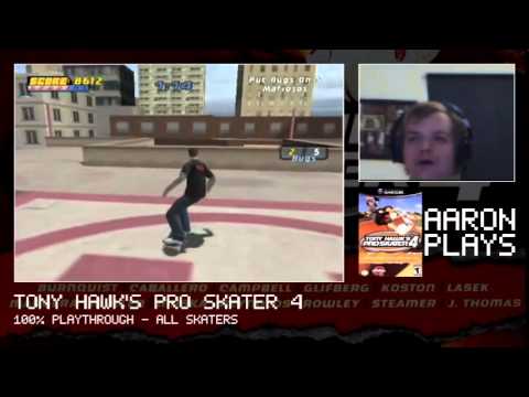 Aaron Plays (LIVE): Tony Hawk's Pro Skater 4 (GCN) - Part 9