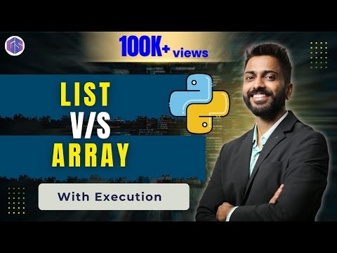 Lec-52: List vs Array in Python 🐍