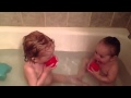 Two Babies And A Bath