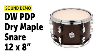Video thumbnail for DW PDP | Dry Maple | 12x8 Limited Ed. Snare | Sound Demo by Drums Bonedo
