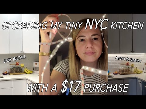UPGRADING my tiny NYC kitchen for $17  (renter-friendly) ????