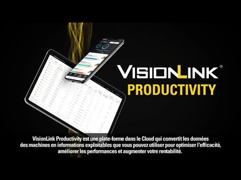 VisionLink® Productivity - Les données des machines et des chantiers à portée de main