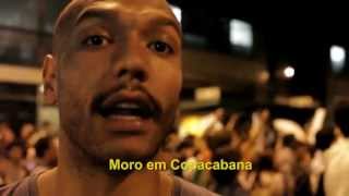 preview picture of video 'FILME 100 MIL - RJ. Protesto no Rio de Janeiro. Violência da policia atirando com arma de fogo!'