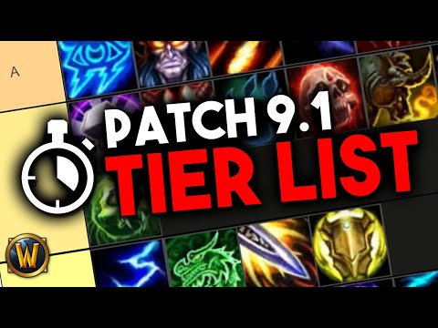 9.1 Tier List by Nubkeks in 1:56 - World of Warcraft