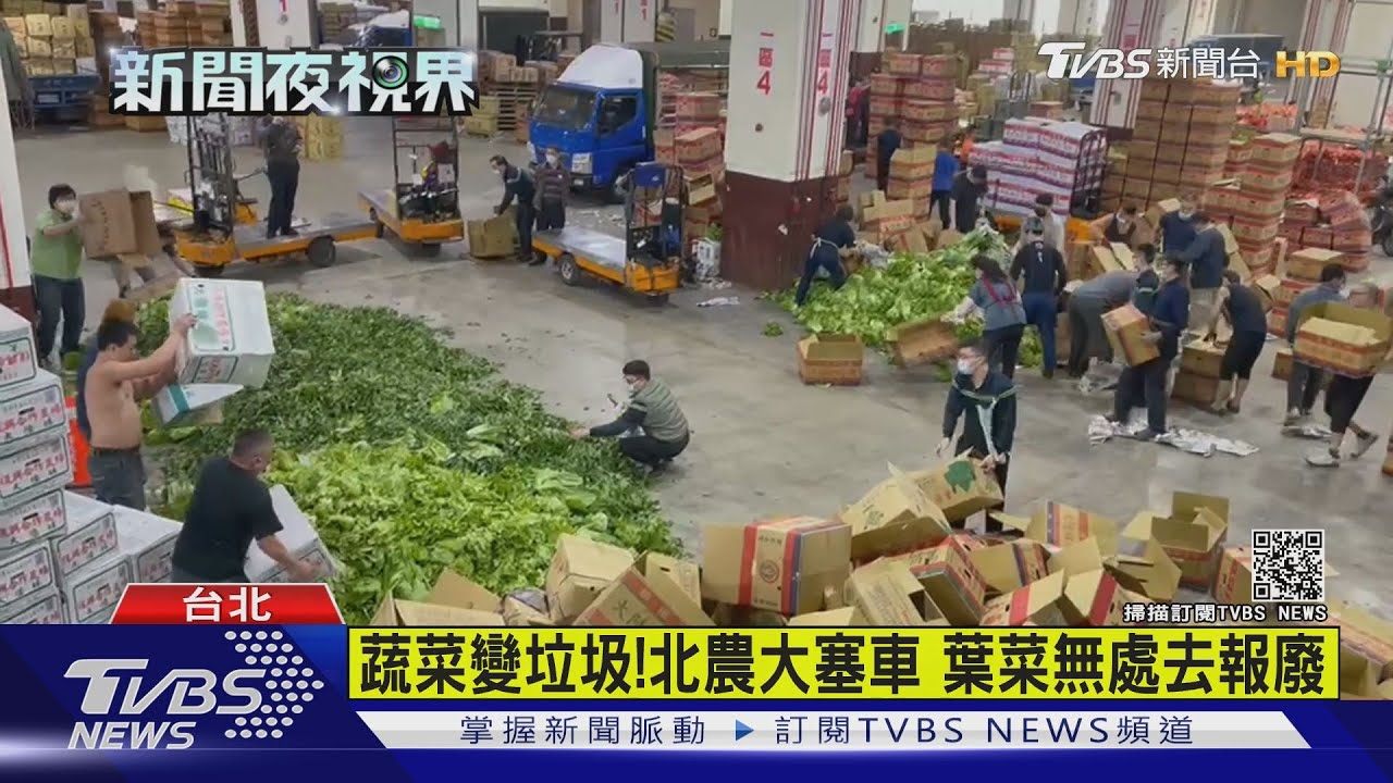 蔬菜變垃圾!北農大塞車 葉菜無處去報廢