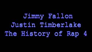 Jimmy Fallon &amp; Justin Timberlake - The History of Rap 4