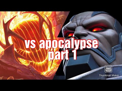 Dormammu vs Apocalypse in (mcoc) gameplay part 1