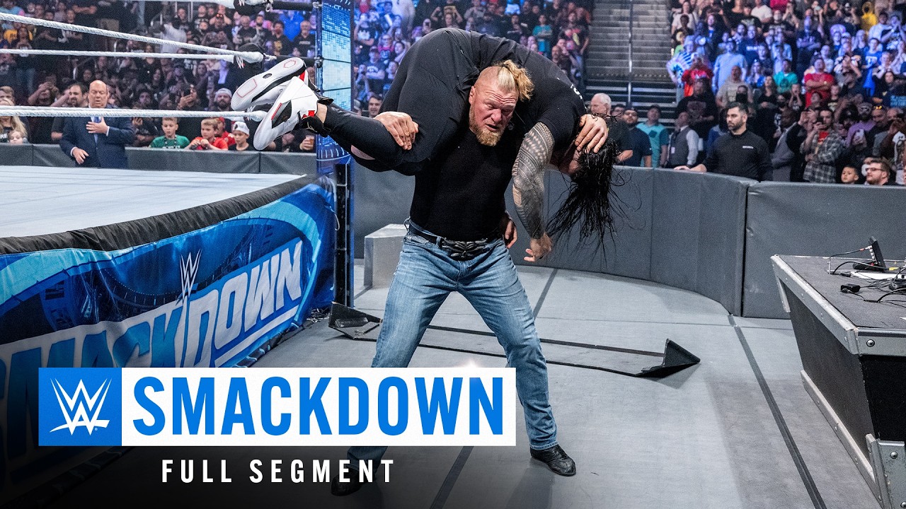FULL SEGMENT: Brock Lesnar and Roman Reigns destroy the arena: SmackDown, Oct. 22, 2021