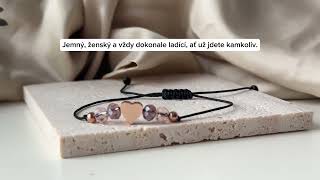 Srdíčkový náramek pro maminku