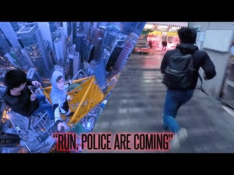 ROOFTOP ESCAPE FROM CONSTRUCTION SITE *INTENSE*