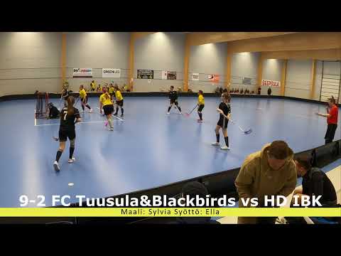 9.3.2022 FC Tuusula/Blackbirds United T18  - HD IBK N3DIV - Maalikooste - Tuusulan salibandyhalli