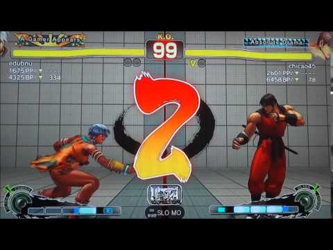 edubnu (Elena) vs chicao45 (Guy) - USF4 PSN Ranked Match