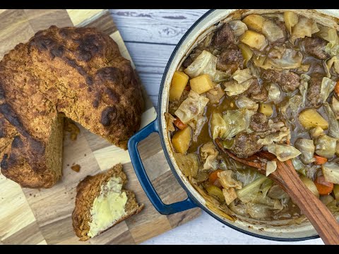 Easy Whole Wheat Irish Soda Bread in Cast Iron Skillet
