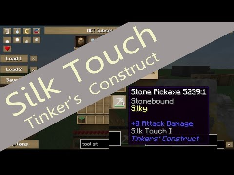 Tutorial Silk Touch - super günstig ohne Levels in 3 Minuten mit Tinker's Construct - Minecraft