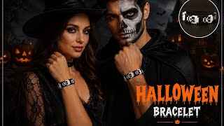 Halloween cheveron/friendship bracelet touterial skull pattern. 