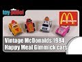 Vintage Mcdonalds Happy Meal Gimmick Cars 1984 Review Toy Polloi
