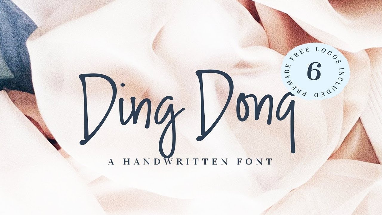 Ding Dong Handwritten Font + Logos Font Free Download