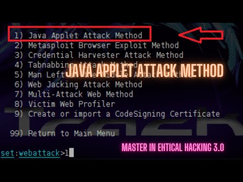 Introduction To Java Applet Attack Method Java Applet Attack Method Continues 26