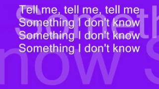 Selena Gomez-Tell Me Something I Don&#39;t Know (Lyrics)