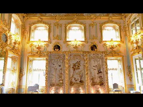 PETERHOF PALACE , St.PETERSBURG, RUSSIA IN 4K