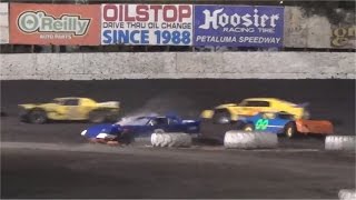 preview picture of video 'Super Stocks Main 9-6-14 Petaluma Speedway'