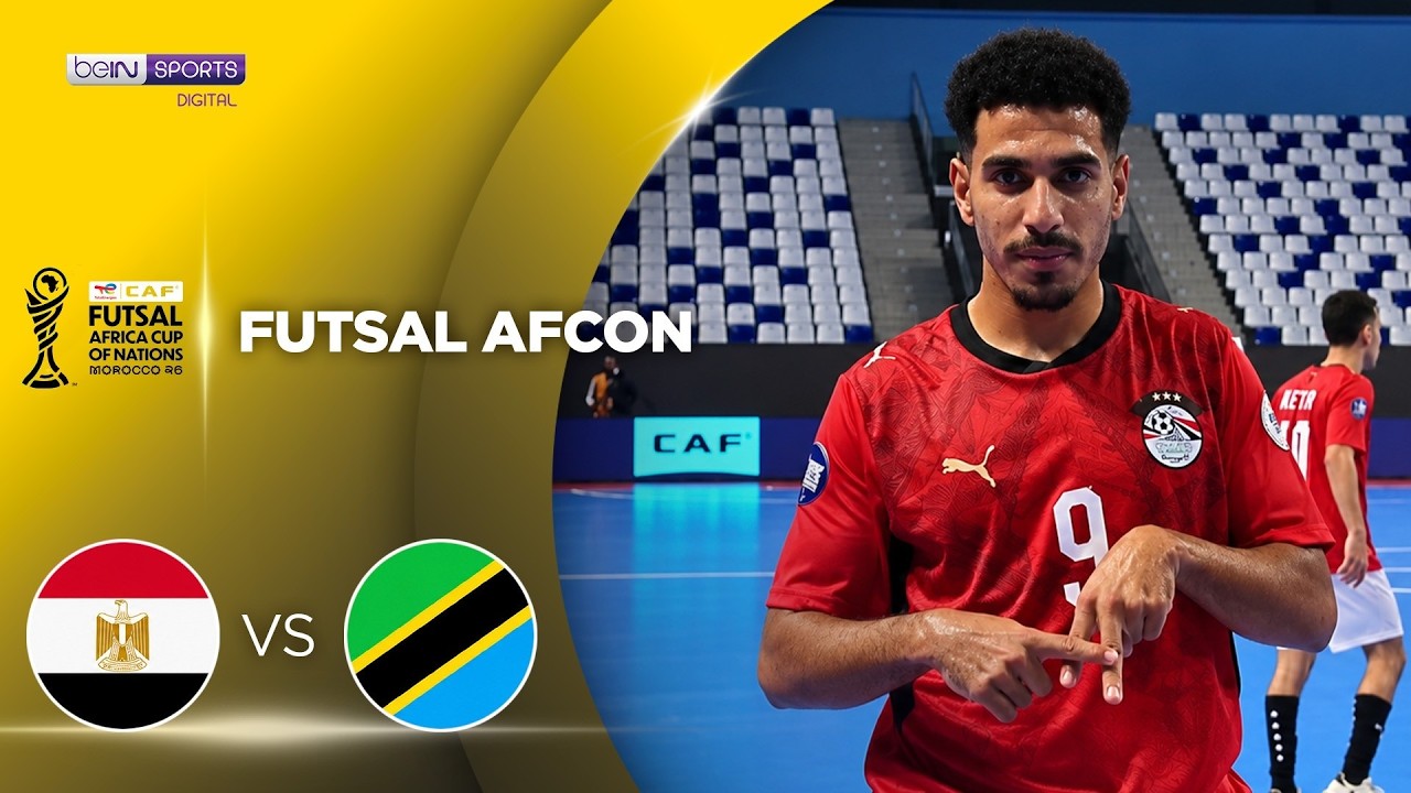 Egypt vs Tanzania | CAF Futsal AFCON Morocco 2026 | 10/13/2026 | beIN SPORTS USA