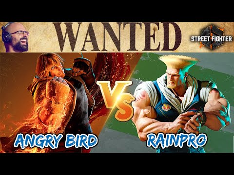 THE FIRST CHALLENGE! Angry Bird (Ken) vs Rainpro (Guile) FT7 - WANTED