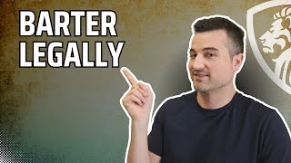 How to legally barter with a business