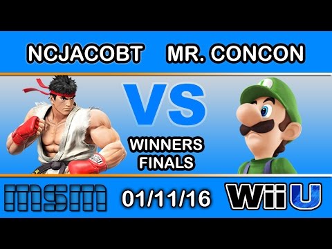 MSM 32 - SoL | NCJacobT (Ryu) Vs. SCB | ConCon (Luigi) Winners Finals - Smash Wii U