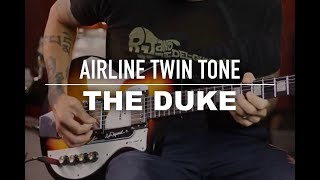Video thumbnail for Airline Twin Tone  The Duke Signature by Eastwood Guitars