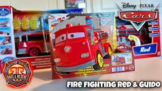 2025 Disney Cars Race & Rescue Fire Fighting Red & Guido Unboxing & Review — Mattel’s WORST Red?