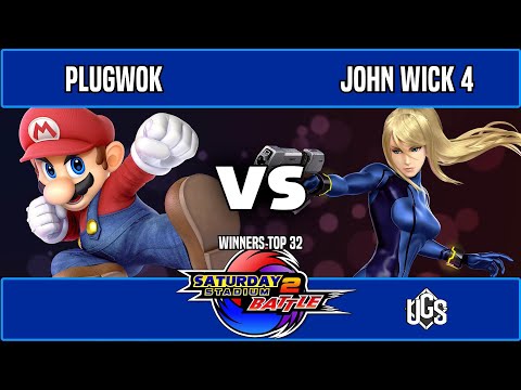 Saturday Stadium 2 - Winners Top 32 - Plugwok(Mario) Vs. John Wick 4(Zero Suit samus)
