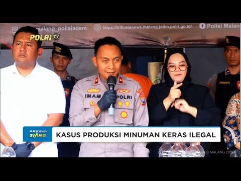 POLRES MALANG UNGKAP PRODUSEN MIRAS DI MALANG