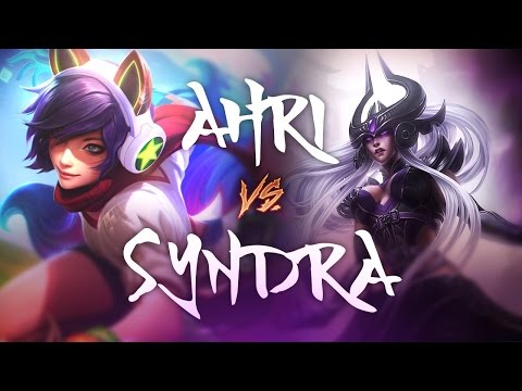 DEALING WITH A TROLL! - AHRI vs Syndra - League of Legends Commentary