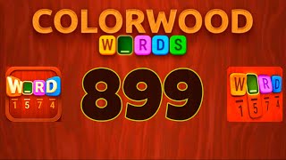 COLORWOOD WORDS CRYPTOGRAM level 899