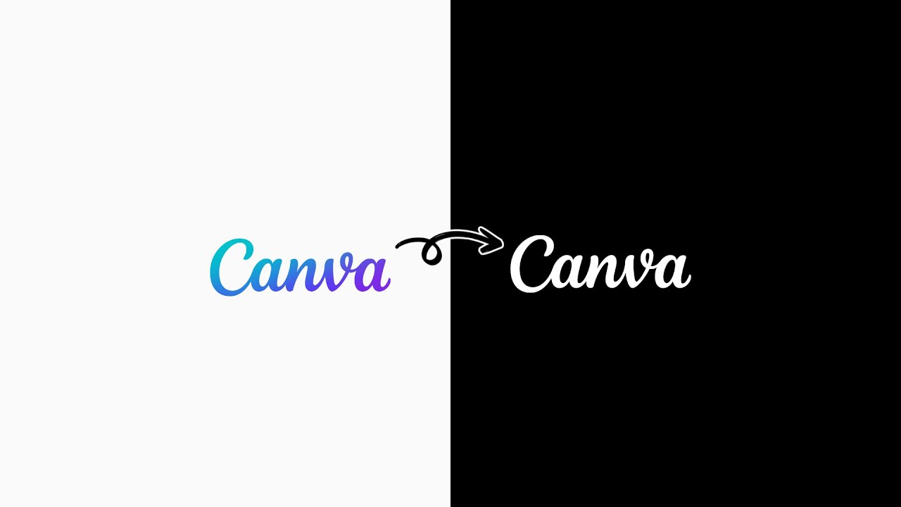 How to make logo white in Canva Without Photoshop