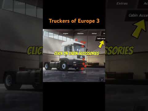 Truckers of Europe 3 cabin accessories #truckersofeuropenewupdate0.50.3