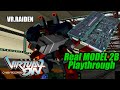 SEGA Cyber Troopers Virtual On Real MODEL 2 B CRX VR RAIDEN